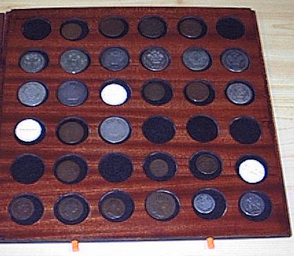 Some of the coins Tim brought along from Maria Theresia's reign